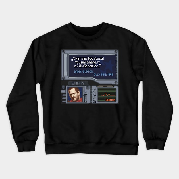 Resident Evil Pixel Art Crewneck Sweatshirt by AlleenasPixels